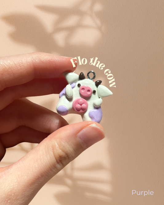 Flo the cow charm